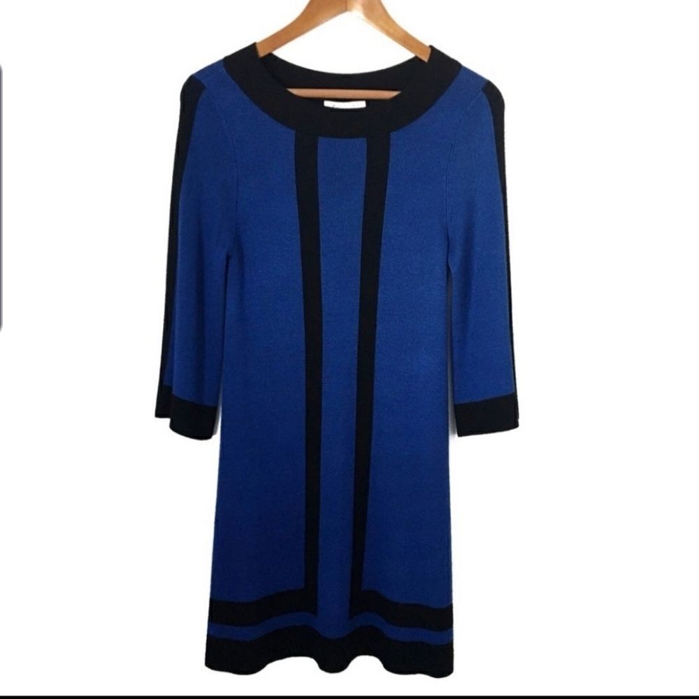 Alice+Olivia block mod sweater dress sz small
